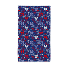 Red, White, & Blooms Bow Kitchen Towel Quick Dry, 30"x18"
