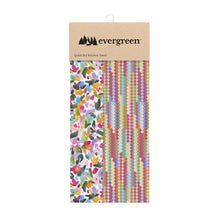 Bunny Blooms Kitchen Towel Quick Dry Waffle Weave Double-Sided, In Bloom Motif