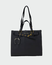 Standard Medium Tote Bag In Calfskin - Black