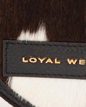 Cupid Coin Pouch - Black And White Cowhide