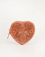 Cupid Coin Pouch - Handtooled Leather