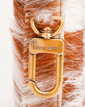 Painted Pony Lipstick Case - Brown & White Cowhide