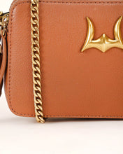 Shell Mini Purse - Brown Leather and Calfskin