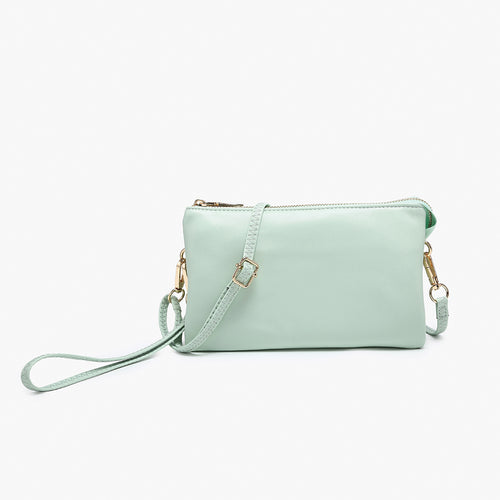 Riley Vegan Crossbody - Light Mint