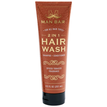 MAN BAR® 2-in-1 Hair Wash - Spiced Tobacco