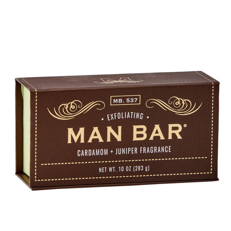 Man Bar Soap, Cardamom & Juniper, 10 oz.