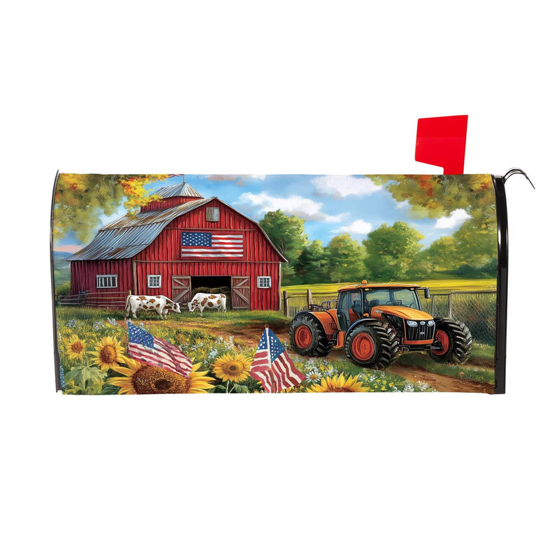 Patriotic Land Mailbox Cover