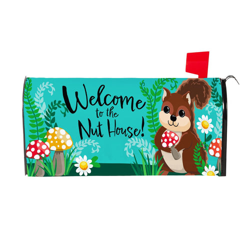 Nutty Squirrel Mailbox Cover