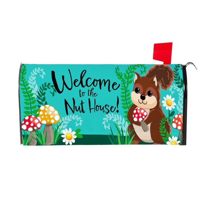 Nutty Squirrel Mailbox Cover