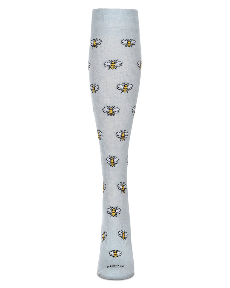 Women's Bees Bamboo Blend 8-15 MMHG Graduated Compression Socks; Size 9-11