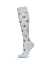 Women's Bees Bamboo Blend 8-15 MMHG Graduated Compression Socks; Size 9W
