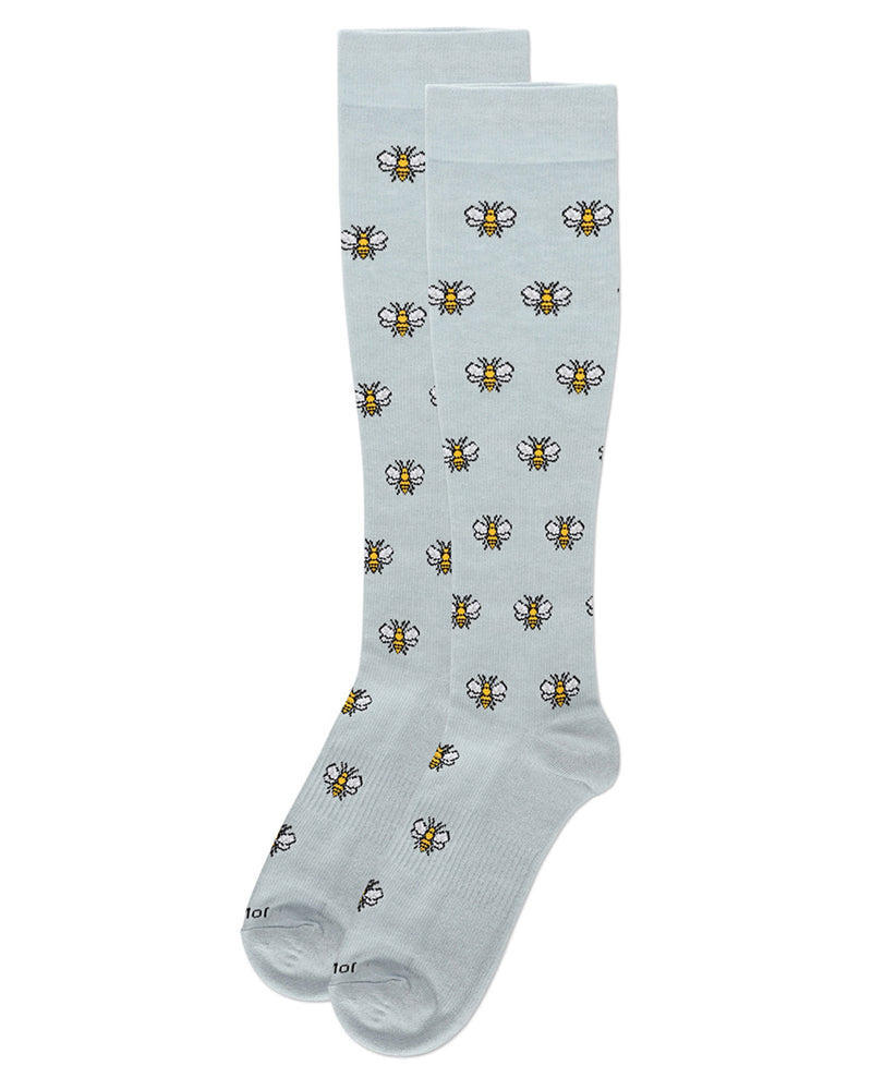 Women's Bees Bamboo Blend 8-15 MMHG Graduated Compression Socks; Size 9W