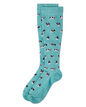 Women's Cows 8-15 mmHg Graduated Bamboo Compression Socks; Size 9-11
