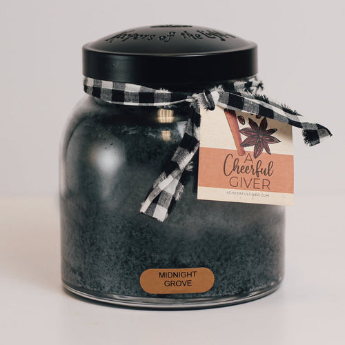 Midnight Grove Candle - 34 oz, Double Wick, Papa Jar