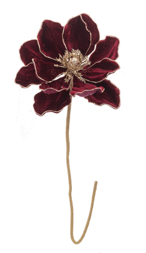 Burgundy Magnolia Spray