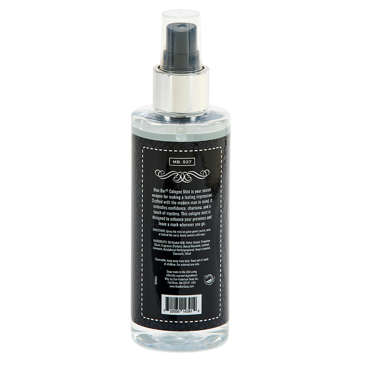 MAN BAR Cologne Mist Midnight Amber