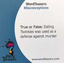 Word Teasers | Misconceptions