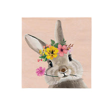 Bunny Blooms Napkin Paper Cocktail Napkin