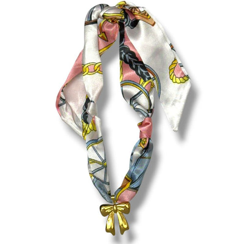 Pendant Scarf Necklace