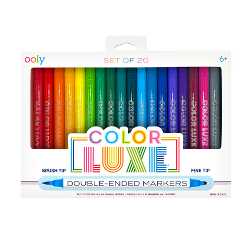 Color Luxe Double-Ended Markers - Set of 20