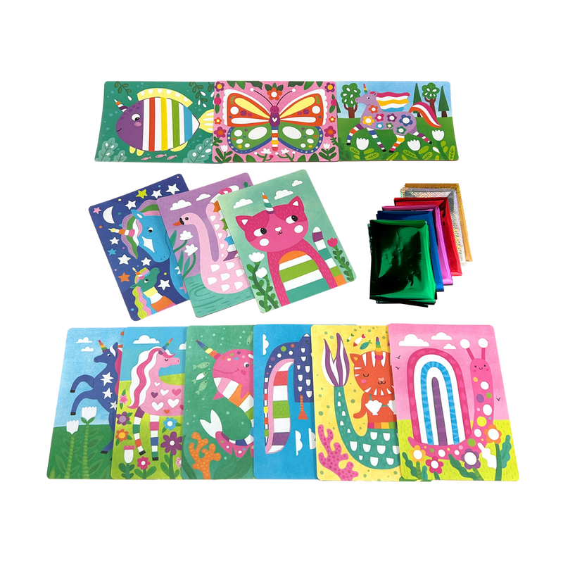 Foil-tastic Foil Art & Coloring Set - Whimsical World
