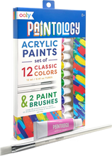 Paintology Acrylic Paint Set - Classic Colors - Set of 12