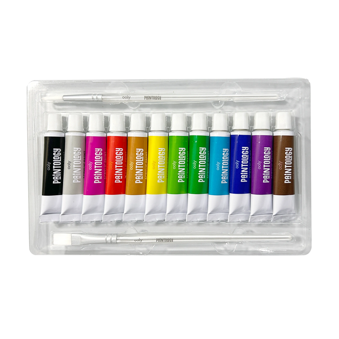 Paintology Acrylic Paint Set - Classic Colors - Set of 12