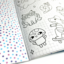 Stickiville Color-In’ Sticker Book: Cute-A-Licious Doodles