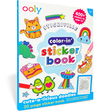 Stickiville Color-In’ Sticker Book: Cute-A-Licious Doodles