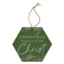 Begins With Christ Ornament