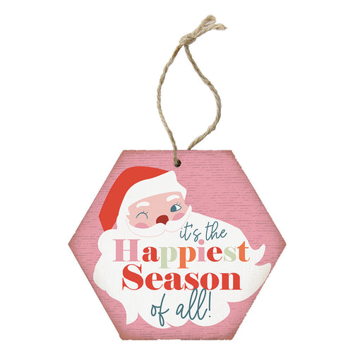 Happiest Season Santa Ornament