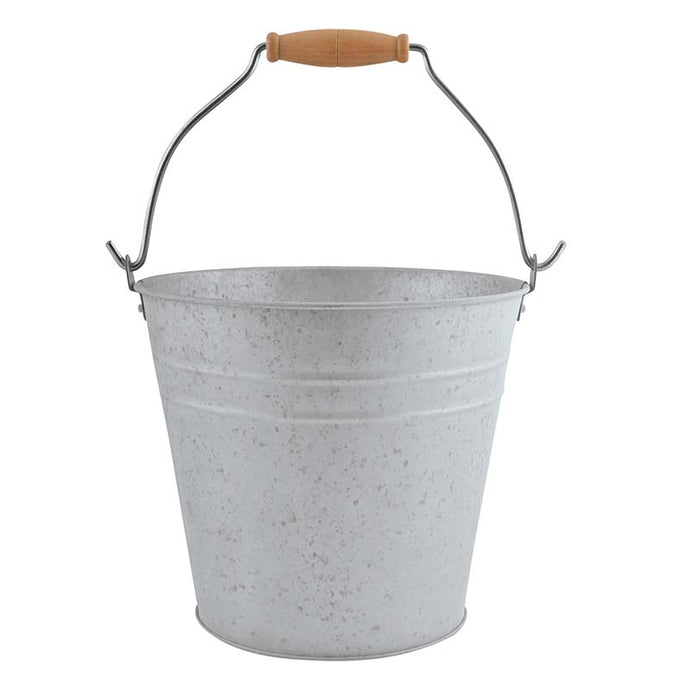 Old Zinc Bucket w/Handle, 5.15 L – Small