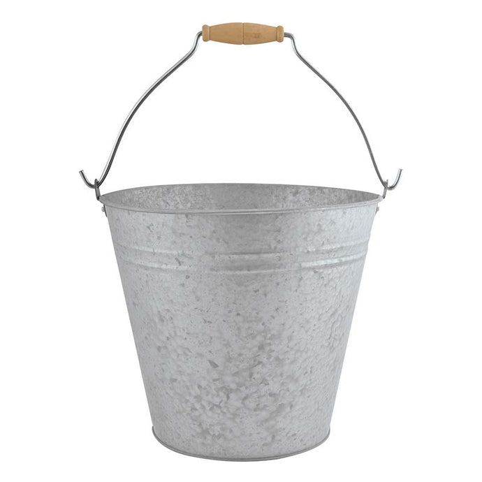 Old Zinc Bucket w/Handle, 9.5 L – Large