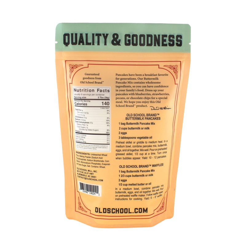 Old School Brand, Buttermilk Pancake Mix, 12 OZ