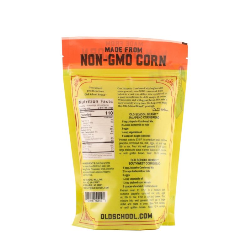 Old School Brand, Jalapeno Cornbread Mix, 16 OZ