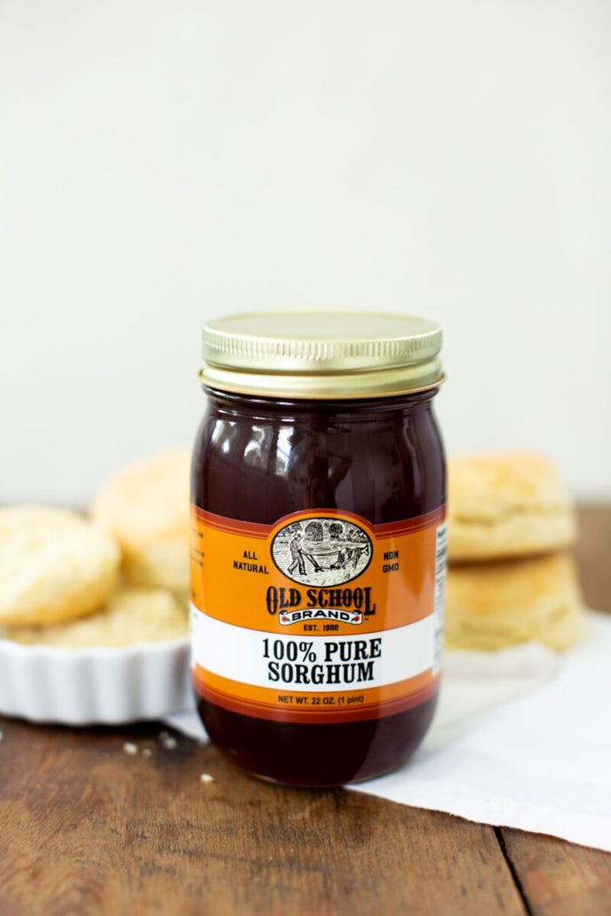 Old School Brand, 100% Sorgum Molasses, 22 OZ