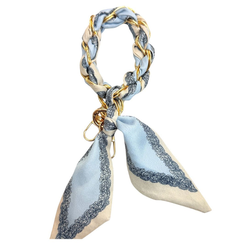 Silk Scarf Phone Holder Wristlet