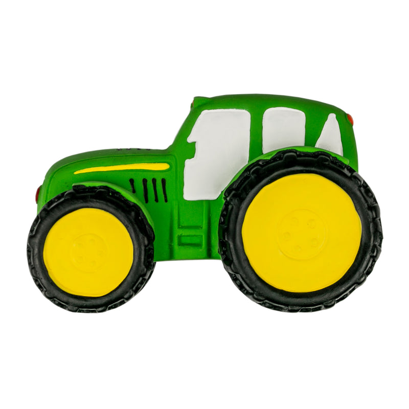 Latex Squeaker Green Tractor
