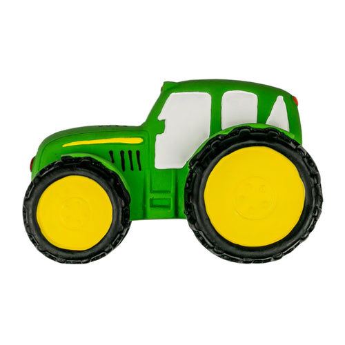 Latex Squeaker Green Tractor