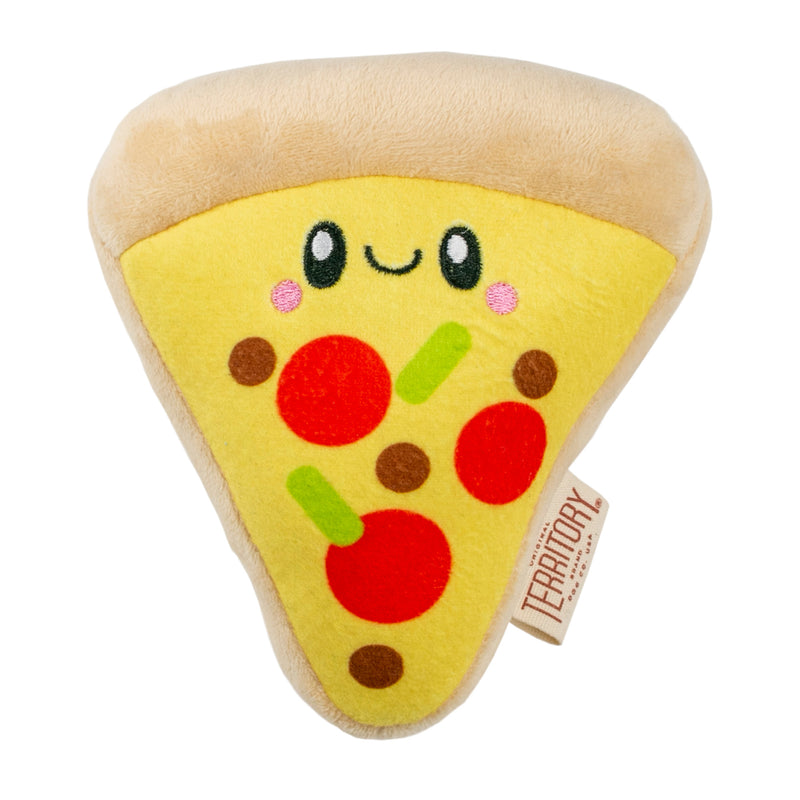 Plush Squeaker - Pizza 6"