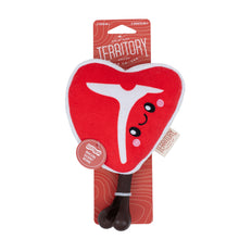 2-in-1 Meat on Bone Steak Toy 8" Plush / 6" Bone