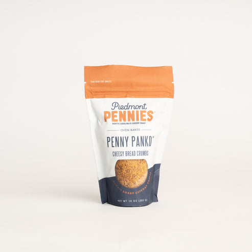 Piedmont Pennies | Penny Panko - Cheesy, Crispy, & Buttery Savory Breadcrumbs 10 oz