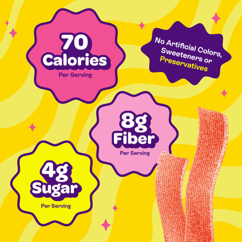 Joyride Low Sugar Sour Pink Lemonade Strips 3.5oz