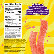 Joyride Low Sugar Sour Pink Lemonade Strips 3.5oz