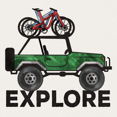 Jeep Explore Square House Coaster