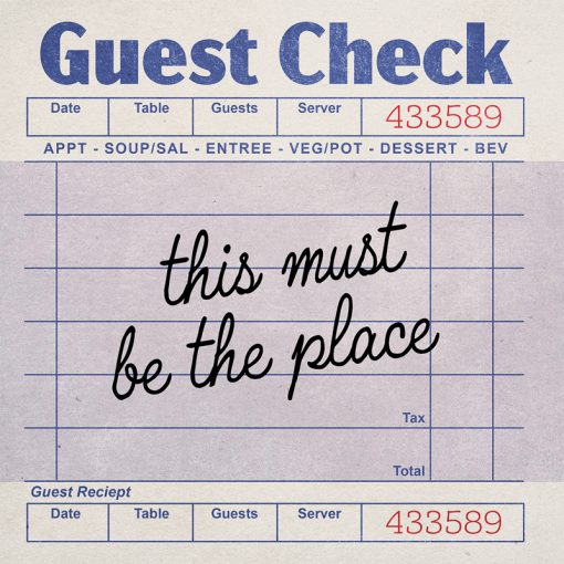 Drinks Check Square House Coaster