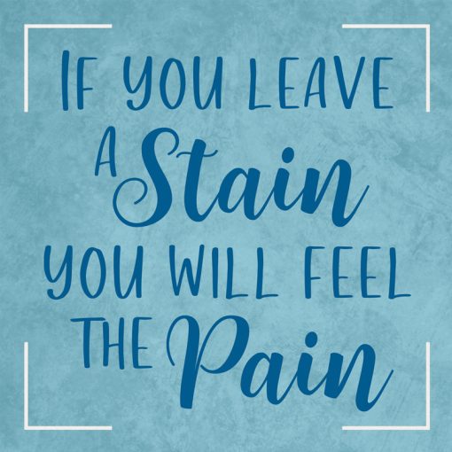 Feel the Pain Square Car Coaster