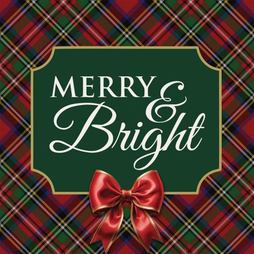 Merry Plaid Square Coater