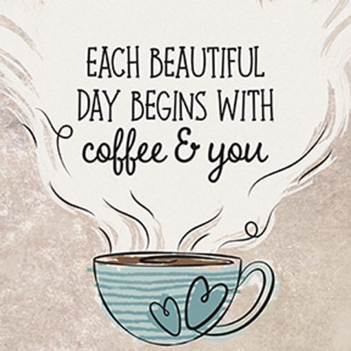 Coffee & You Square House Coaster