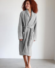 Snug Waffle Robe - Cloud Gray